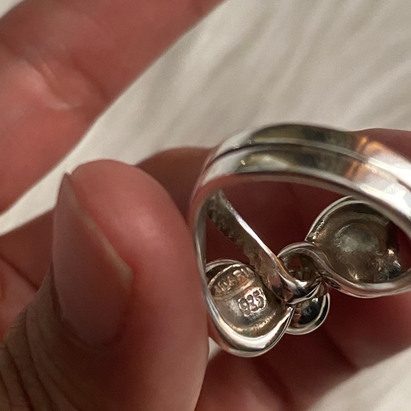 Silver 925 with pearls size 8 - Picture 5 of 7